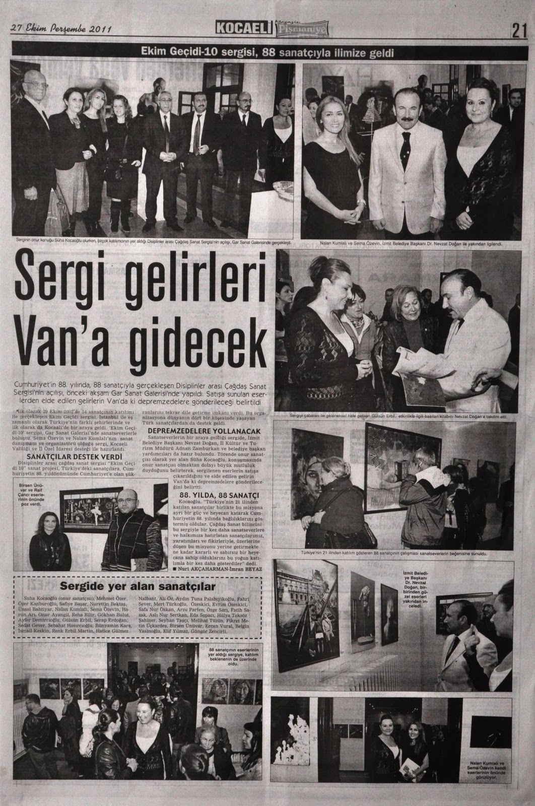 Works on view at Ekim Geçidi 10 Kocaeli