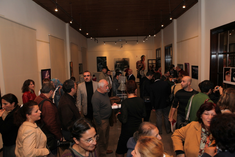 Visitors at the Ekim Geçidi 10 opening